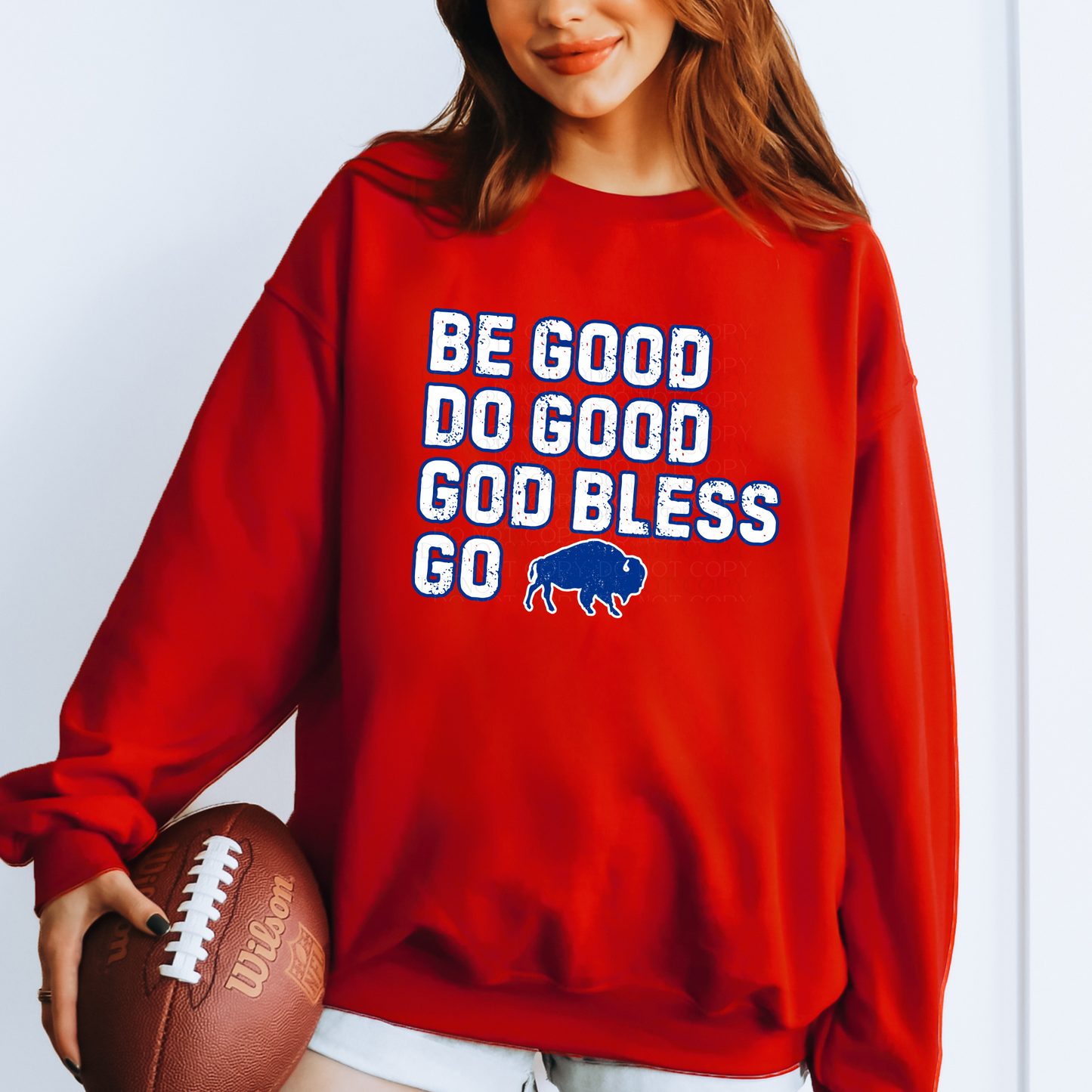 Be Good Do Good Red or Blue Sweatshirt