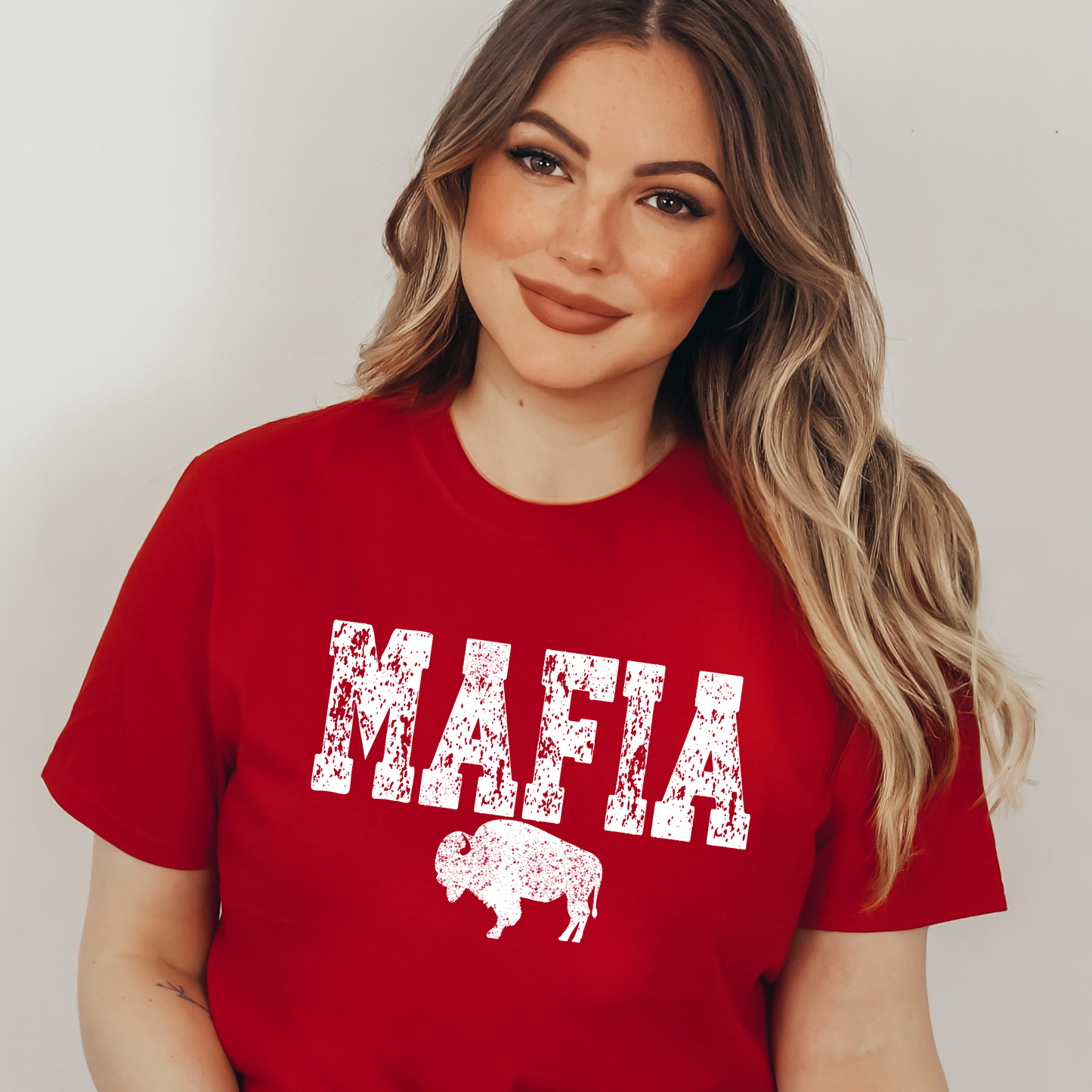 Mafia Distressed Buffalo Football T-Shirt, Sweatshirt or Hoodie