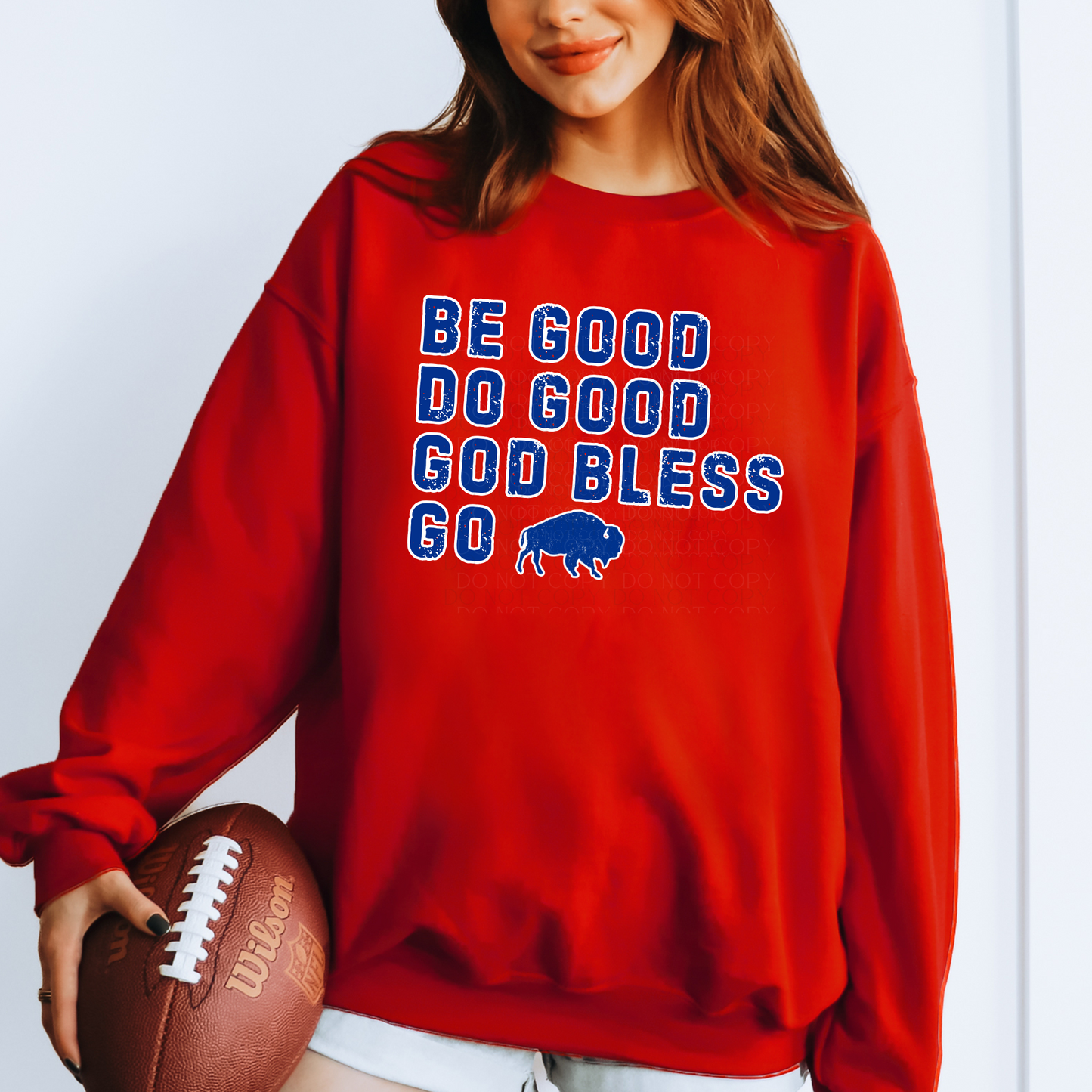 Be Good Do Good Red or Blue Sweatshirt
