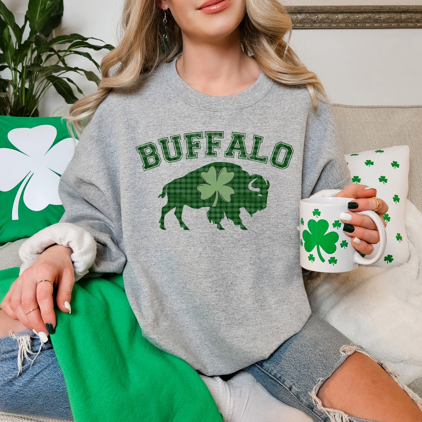 St. Patrick's Day Buffalo T-Shirt or Sweatshirt