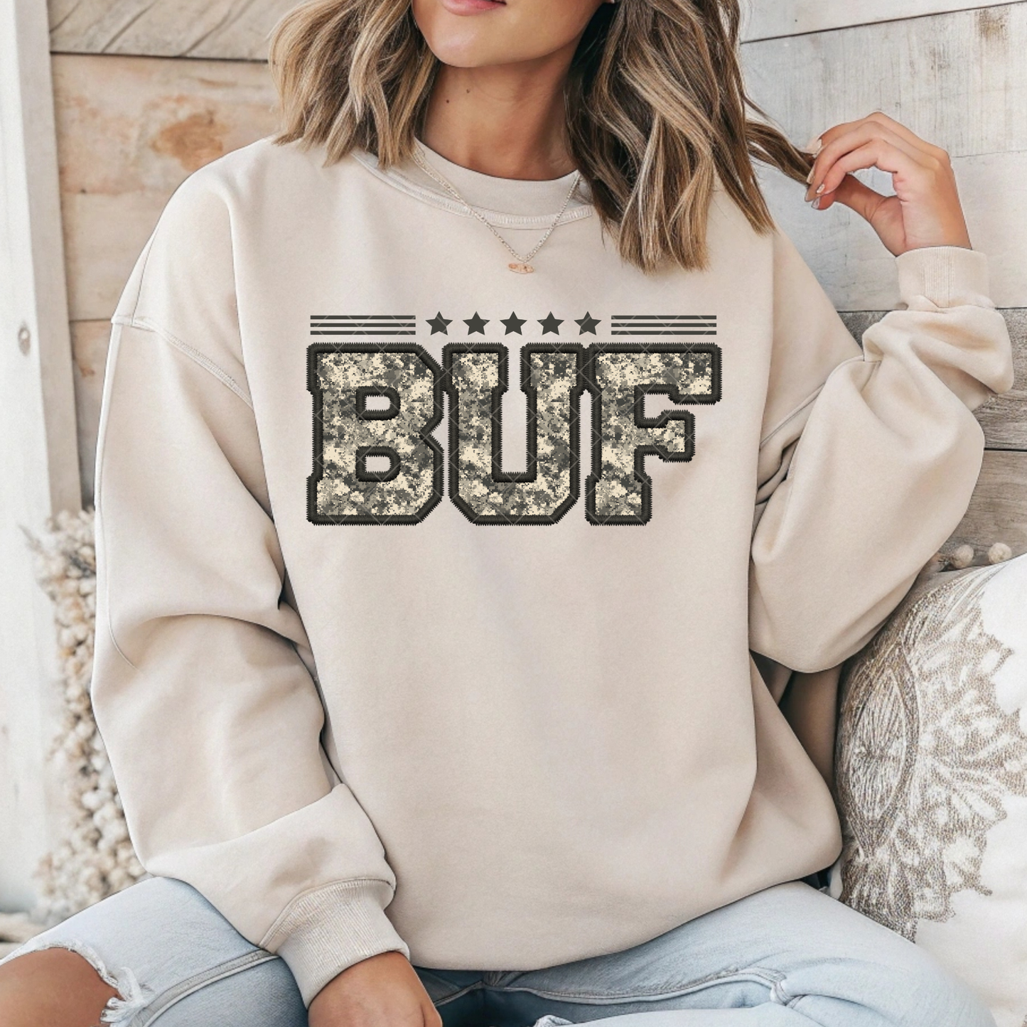 BUF Camo Sweatshirt