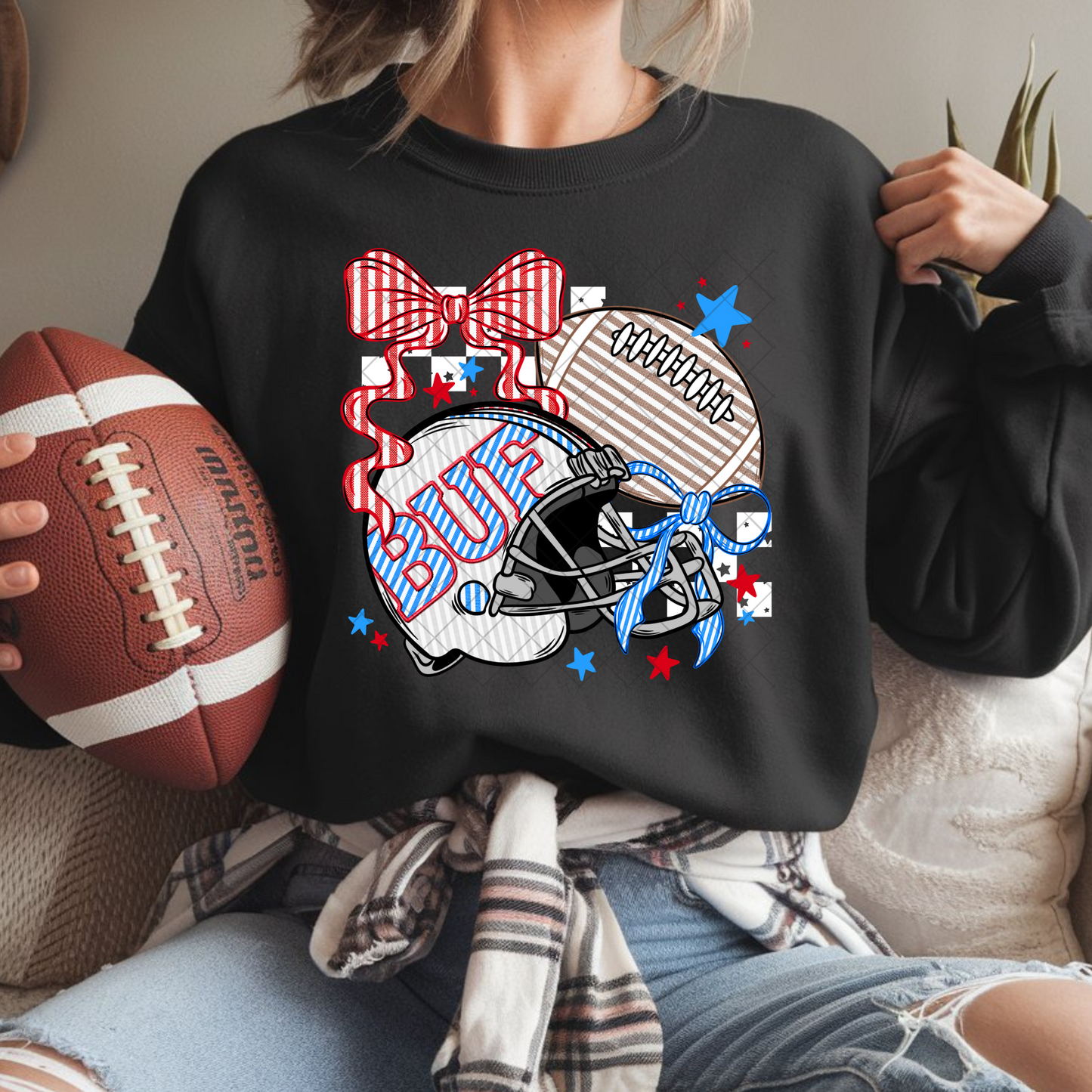 BUF Seersucker Design T-Shirt or Sweatshirt