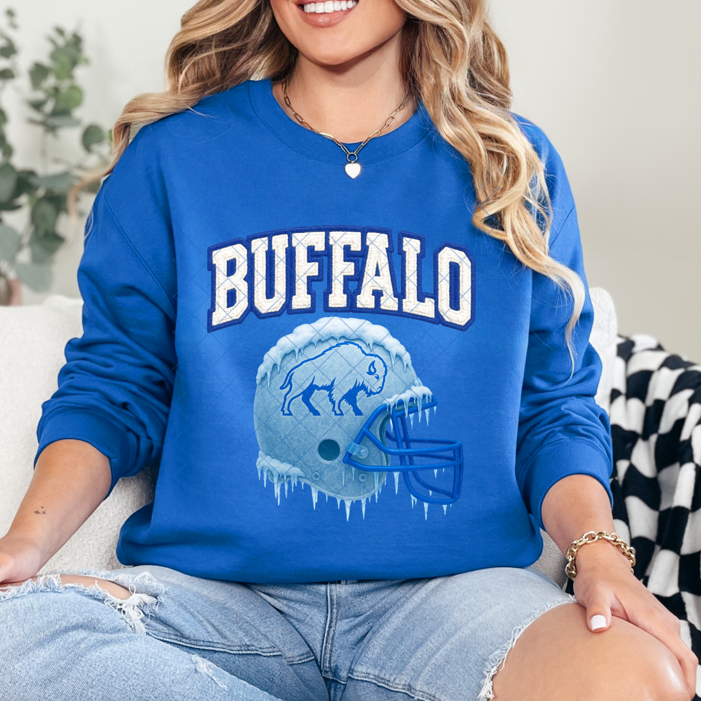 Iced Buffalo Helmet Sweatshirt
