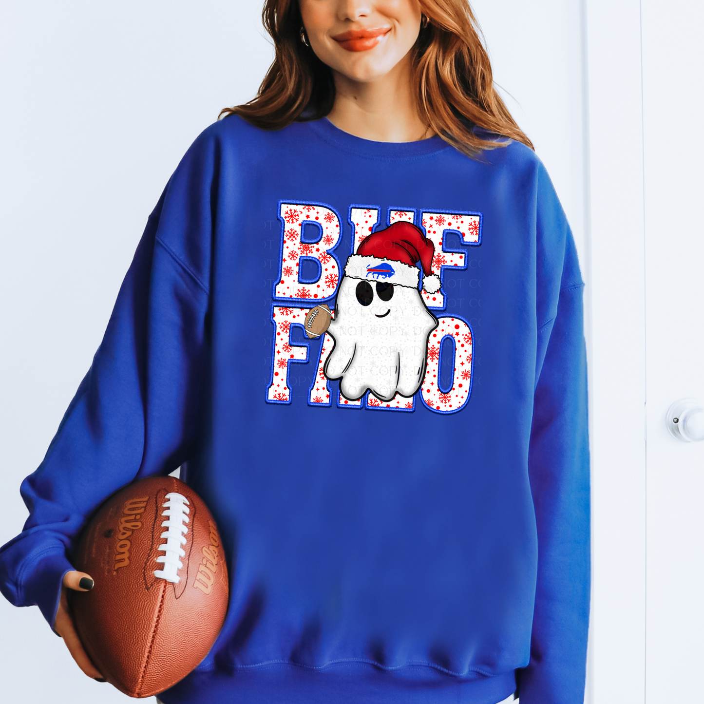Buffalo Christmas Ghost T-Shirt or Sweatshirt