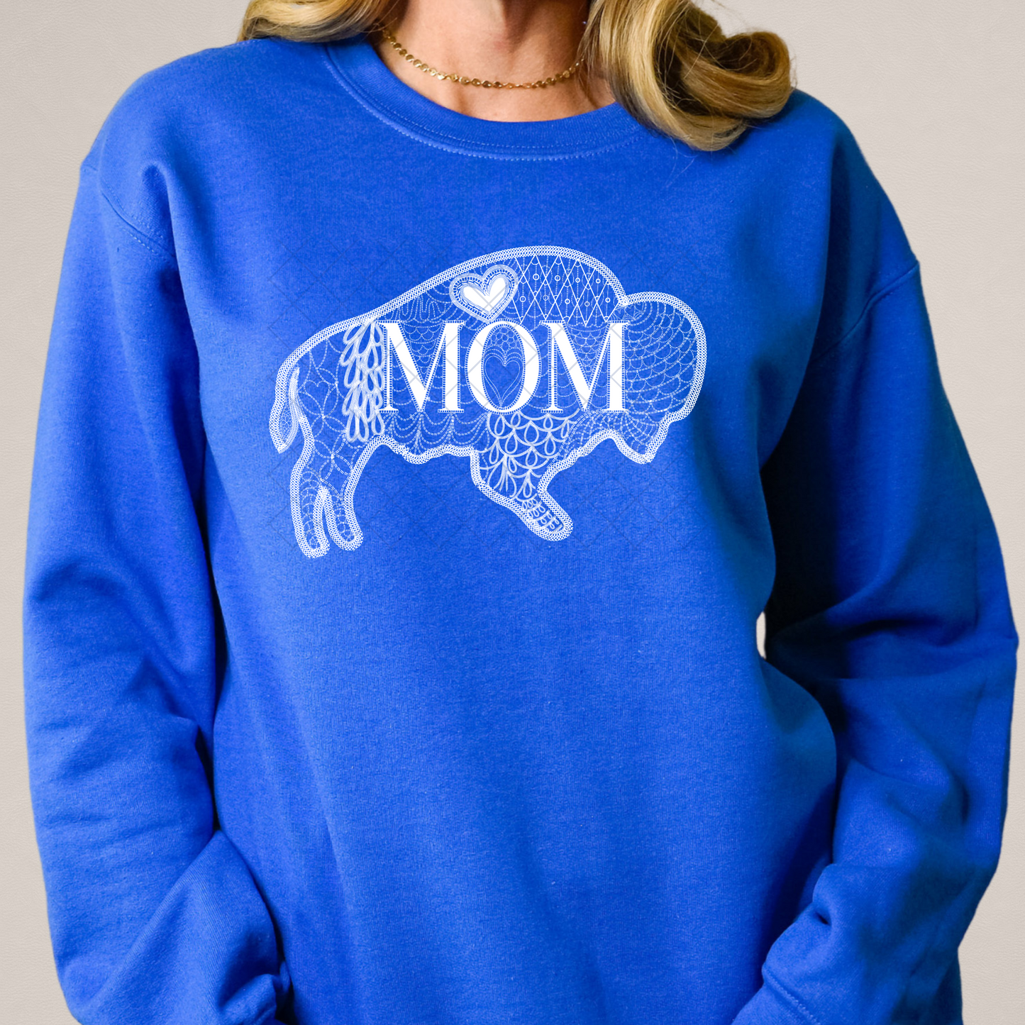 Lace Buffalo Mom T-Shirt or Sweatshirt