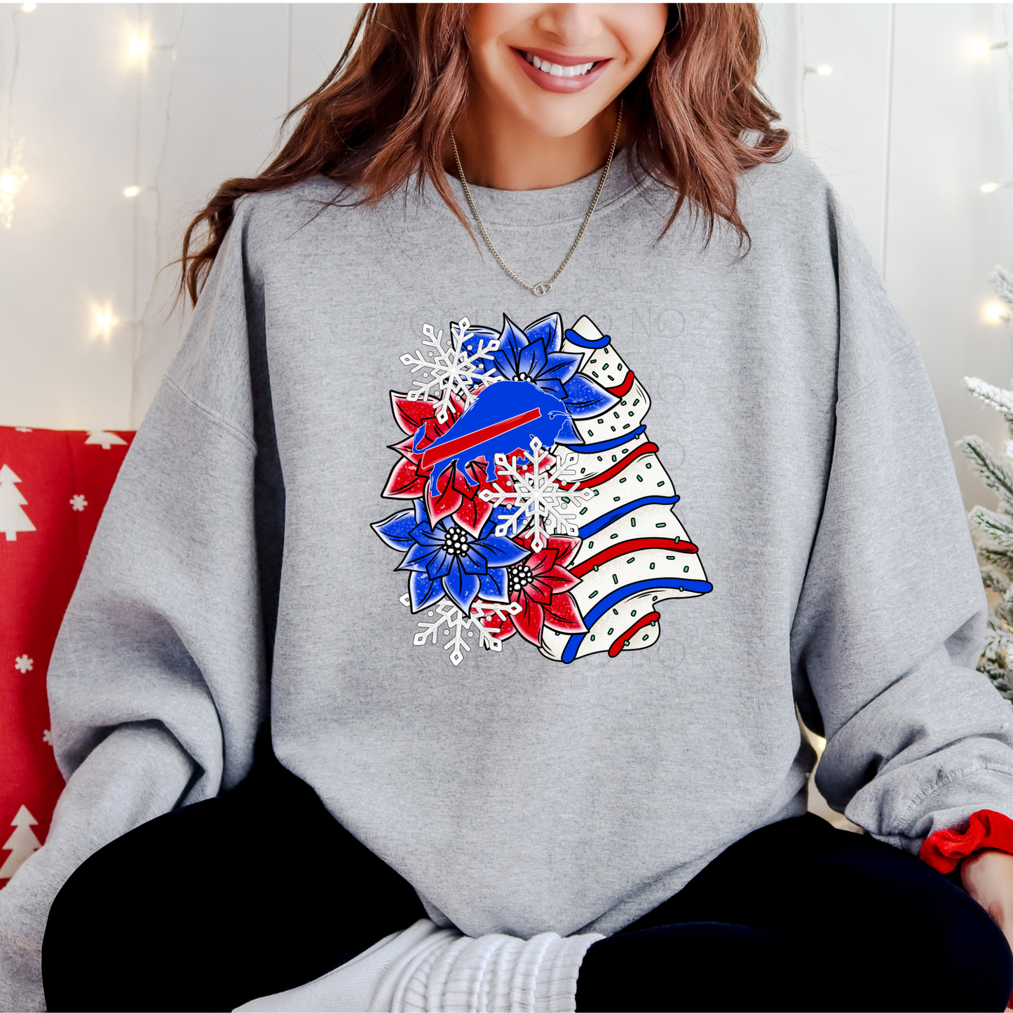 Buffalo Christmas Tree Cake T-Shirt or Sweatshirt