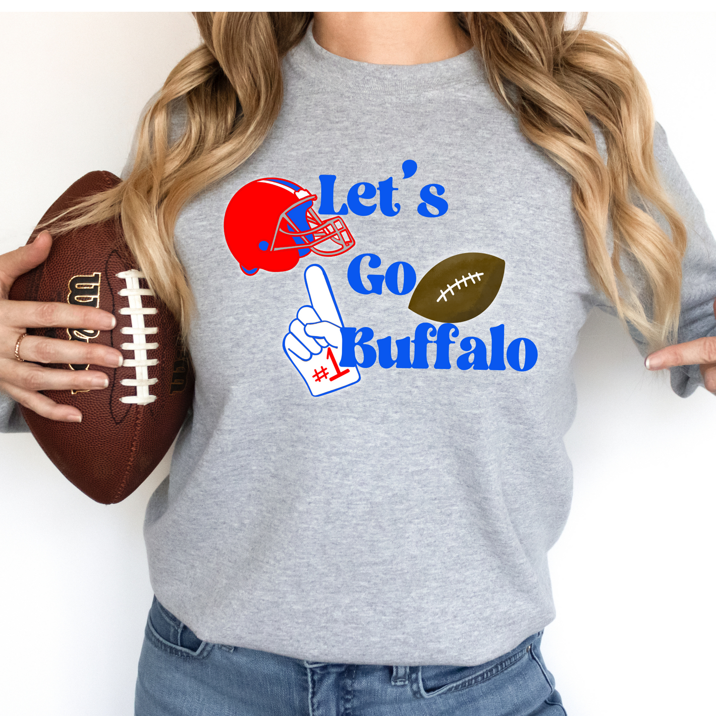 Let's Go Buffalo Old School T-shirt or Sweatshirt