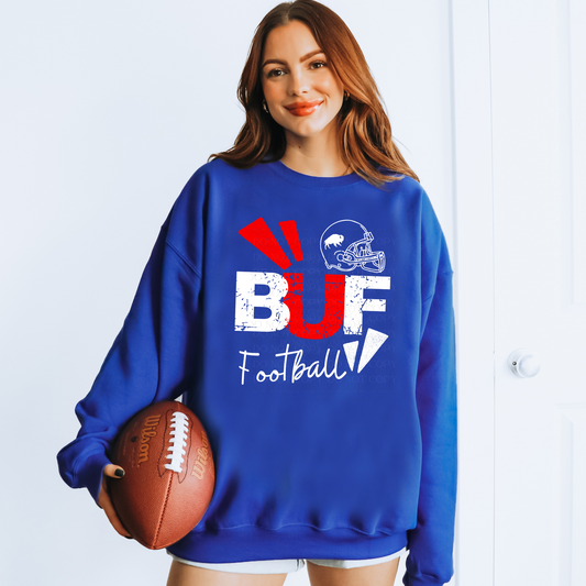 BUF Football Crewneck Sweatshirt
