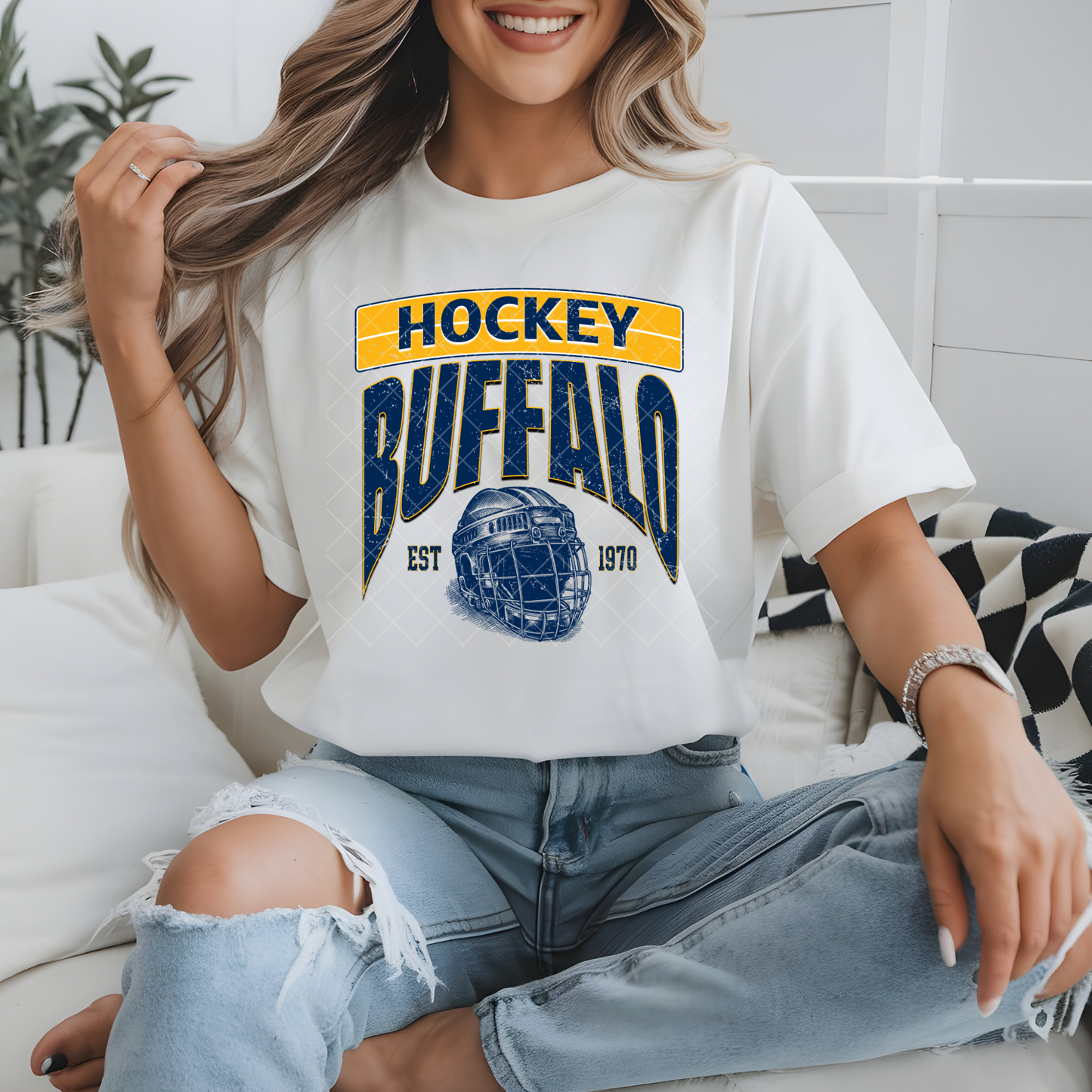 Hockey Buffalo 1970 T-Shirt or Sweatshirt