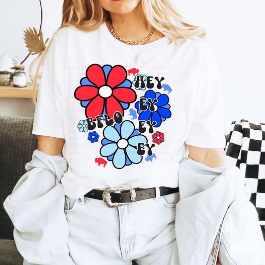 Hey Ey Bflo Flowers T-shirt or Sweatshirt