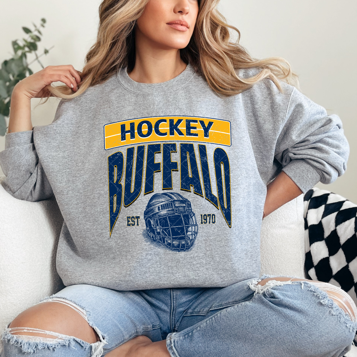 Hockey Buffalo 1970 T-Shirt or Sweatshirt