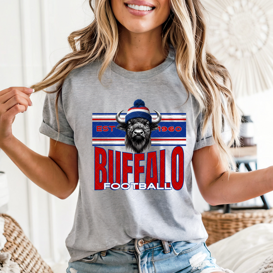 Buffalo Football Winter Hat T-Shirt or Sweatshirt