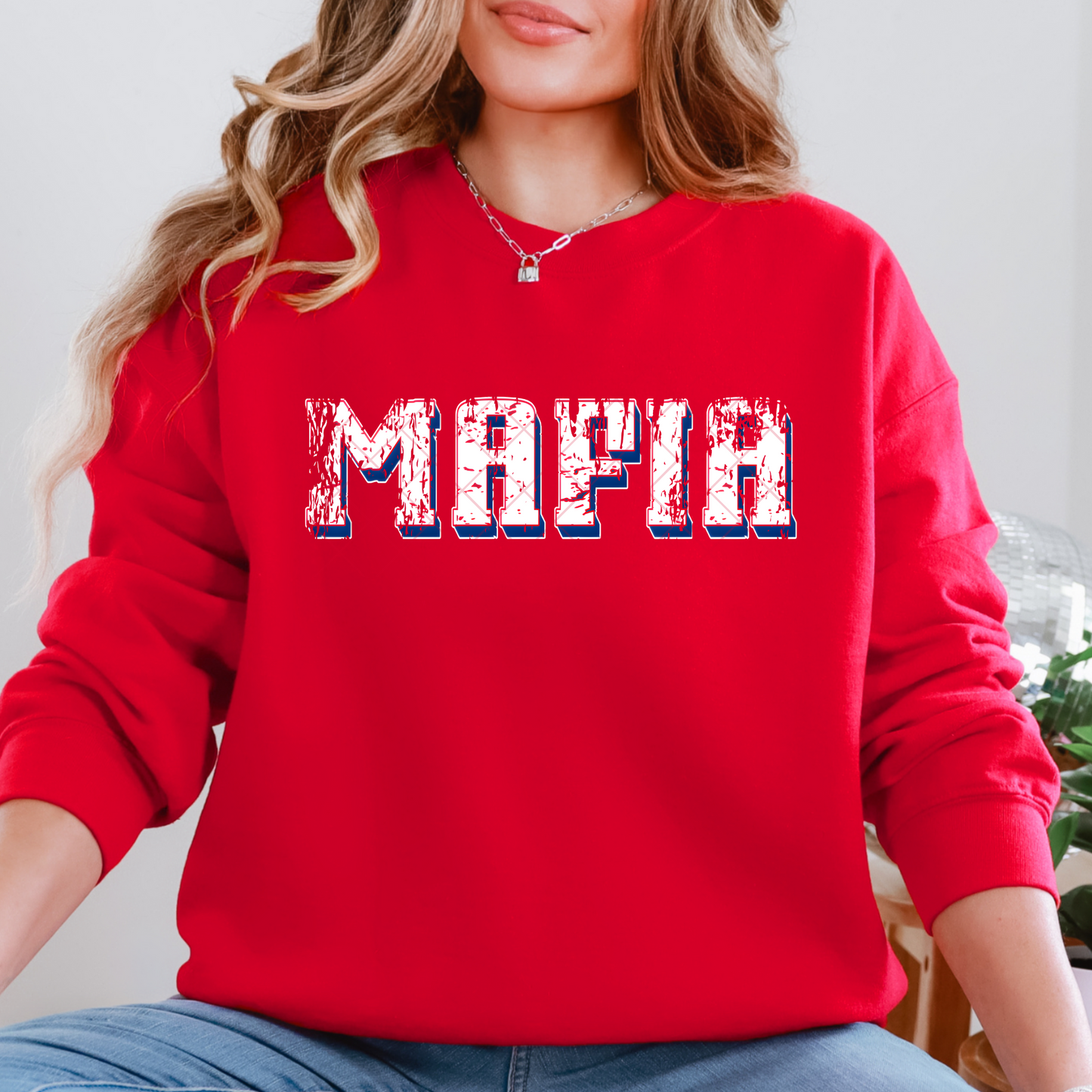 Mafia Distressed T-Shirt or Sweatshirt
