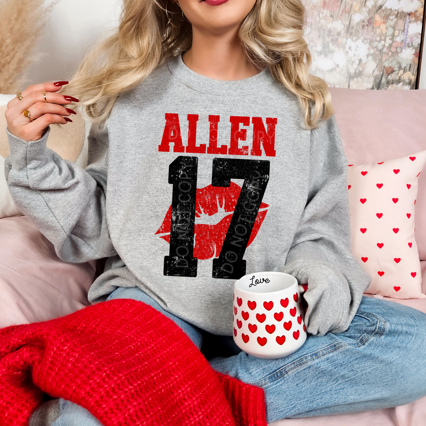 Allen 17 Kiss Crewneck Sweatshirt