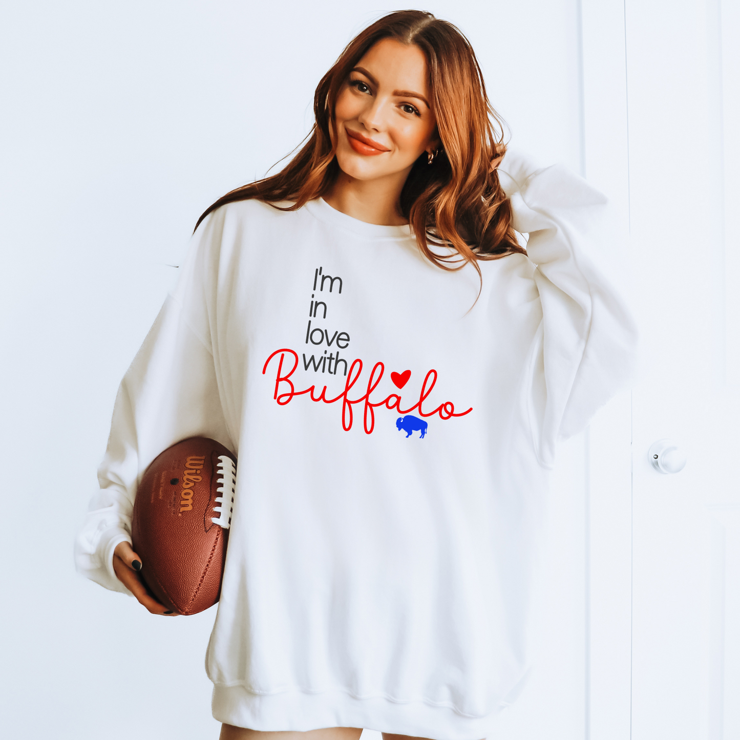 I'm In Love With Buffalo T-shirt or Sweatshirt