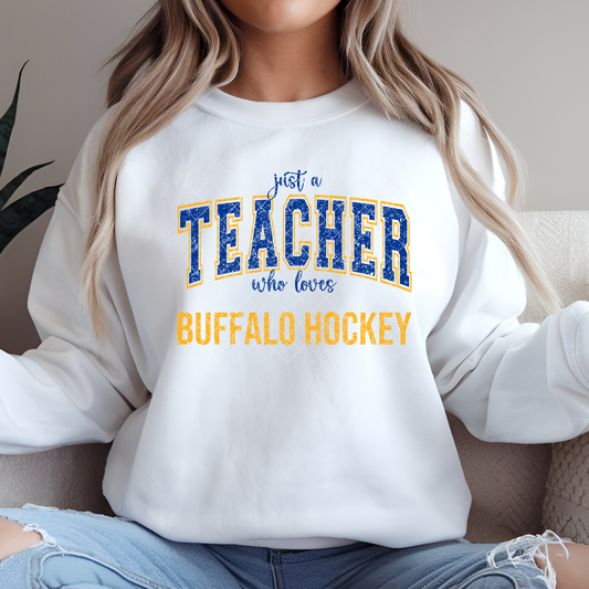 Teacher or Nurse Buffalo Hockey T-Shirt or Sweatshirt