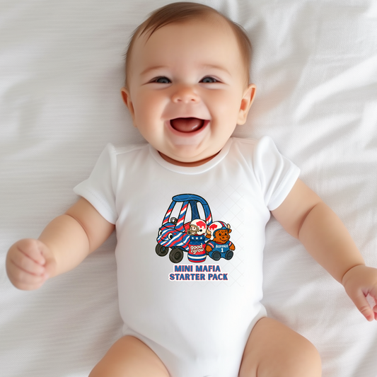 Mini Mafia Starter Pack One-Piece Infant Baby Bodysuit