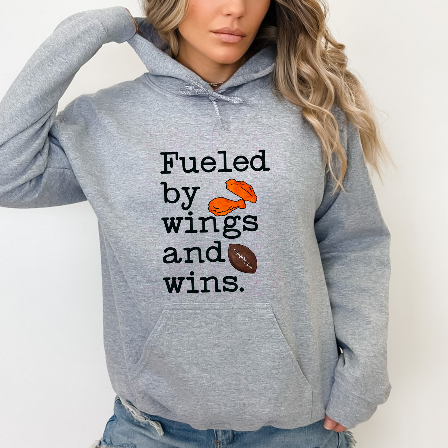 Fueled by Wings and Wins Buffalo T-shirt or Sweatshirt