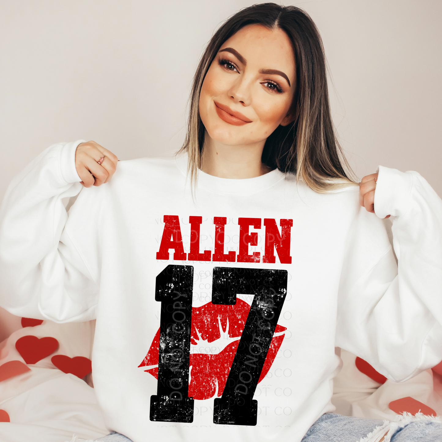 Allen 17 Kiss Crewneck Sweatshirt