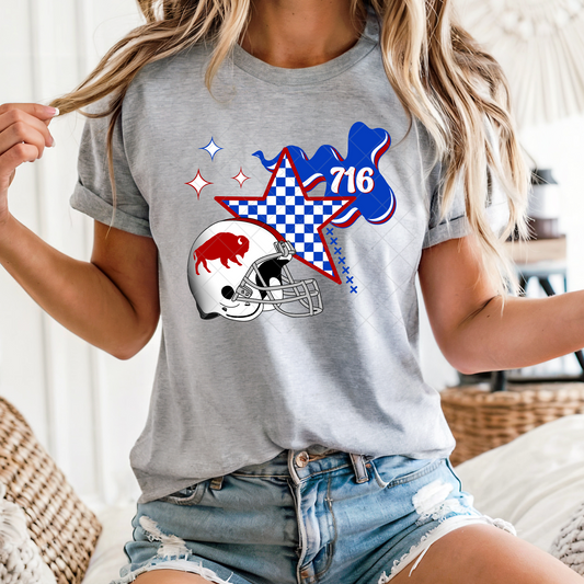 716 Helmet Star T-Shirt or Sweatshirt