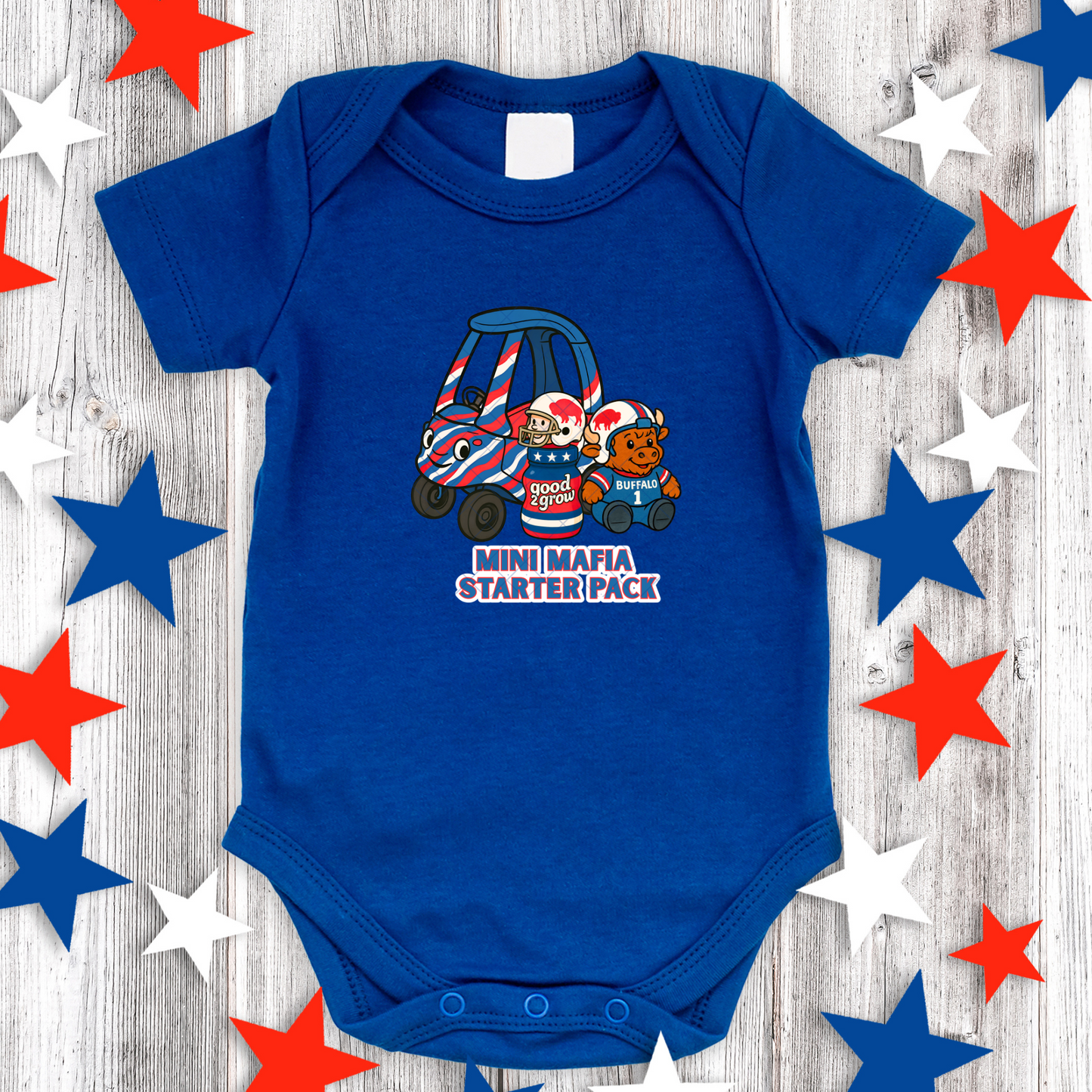 Mini Mafia Starter Pack One-Piece Infant Baby Bodysuit