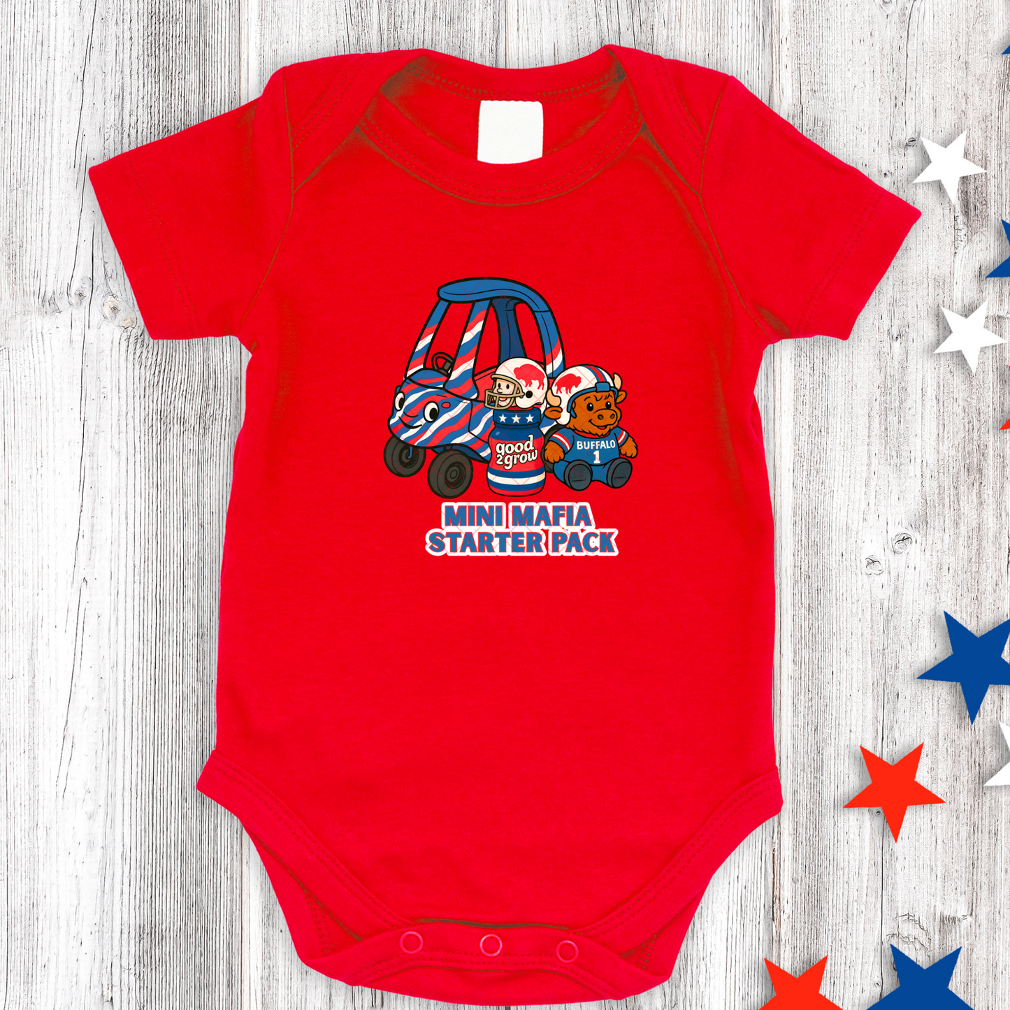 Mini Mafia Starter Pack One-Piece Infant Baby Bodysuit