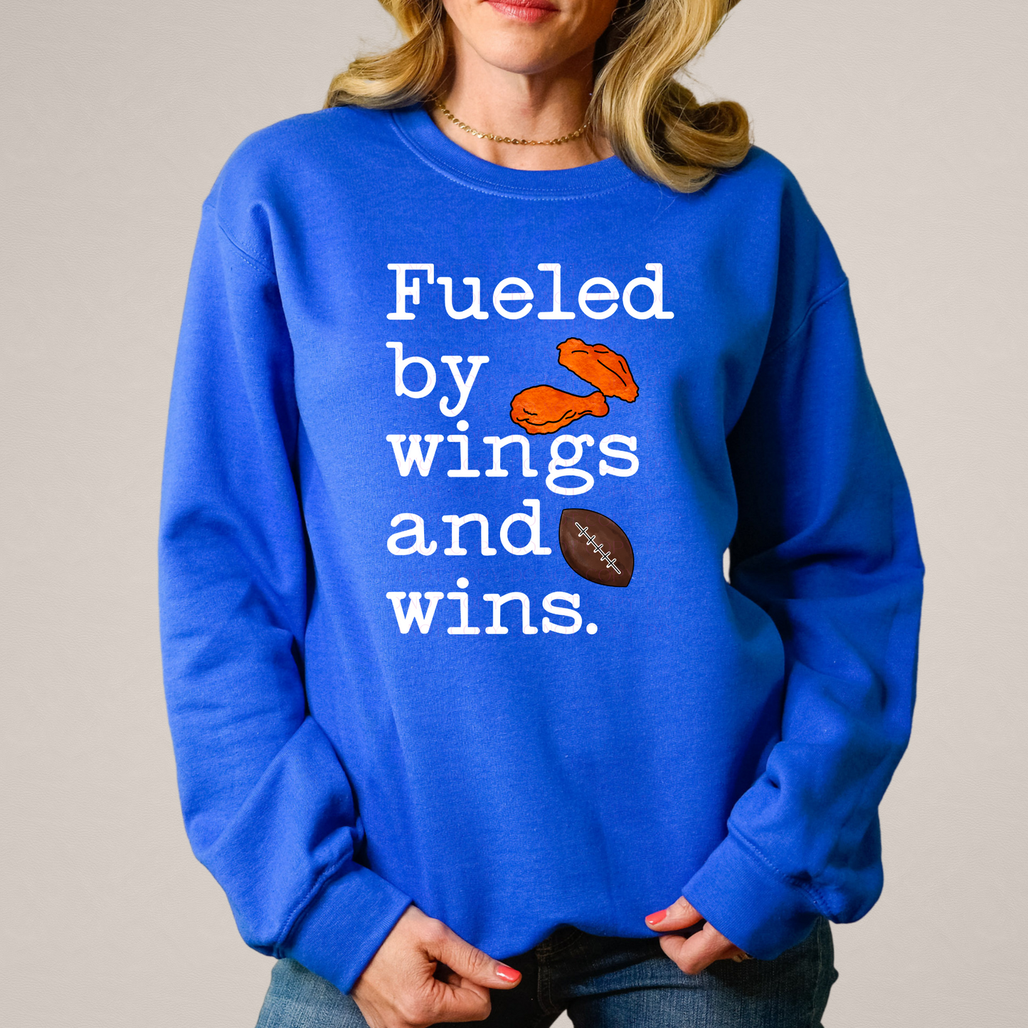 Fueled by Wings and Wins Buffalo T-shirt or Sweatshirt