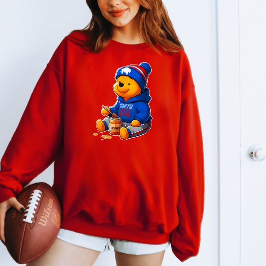 Pooh Buffalo Football Bear T-shirt or Sweatshirt