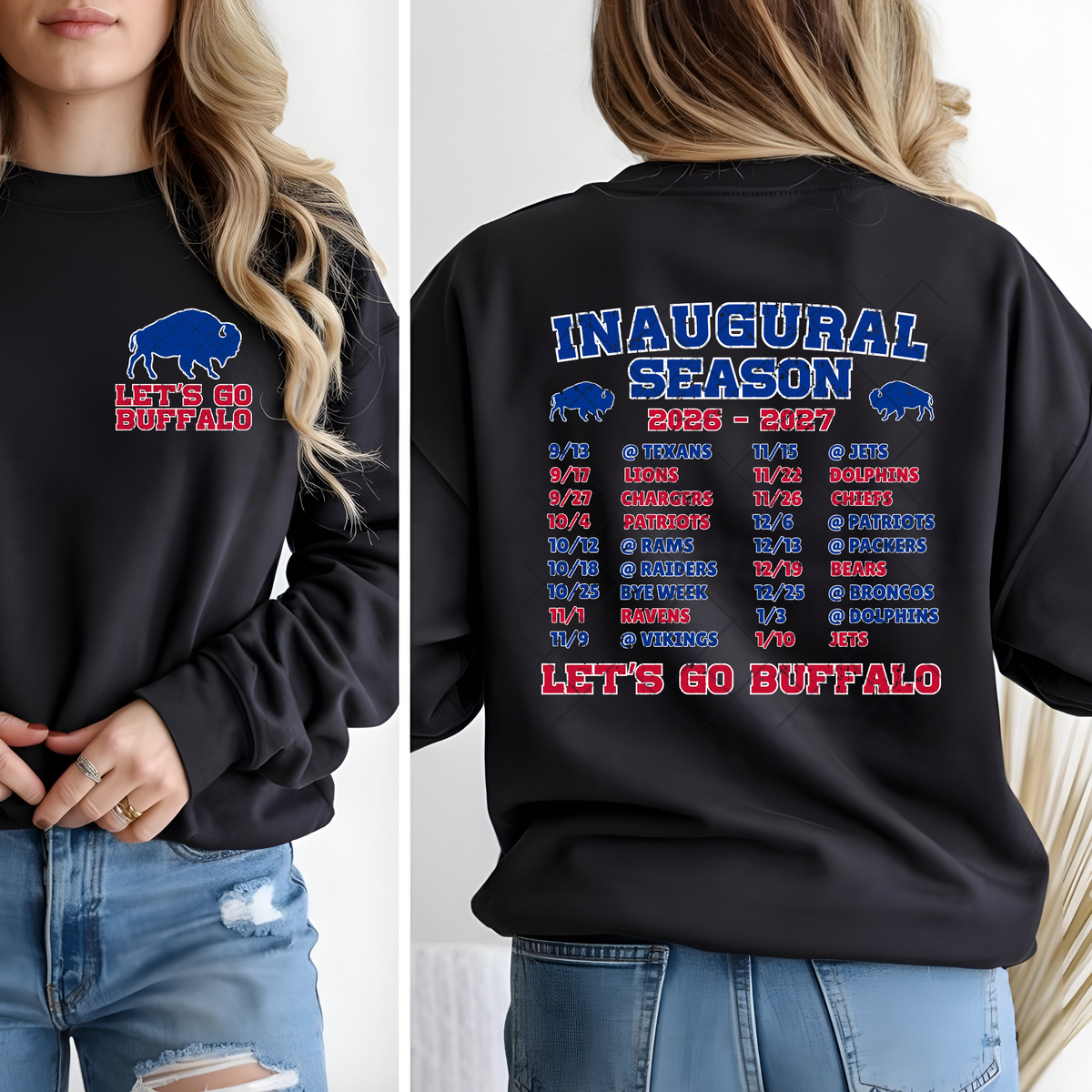 Inaugural Season Schedule T-Shirt, Sweatshirt, or Hoodie