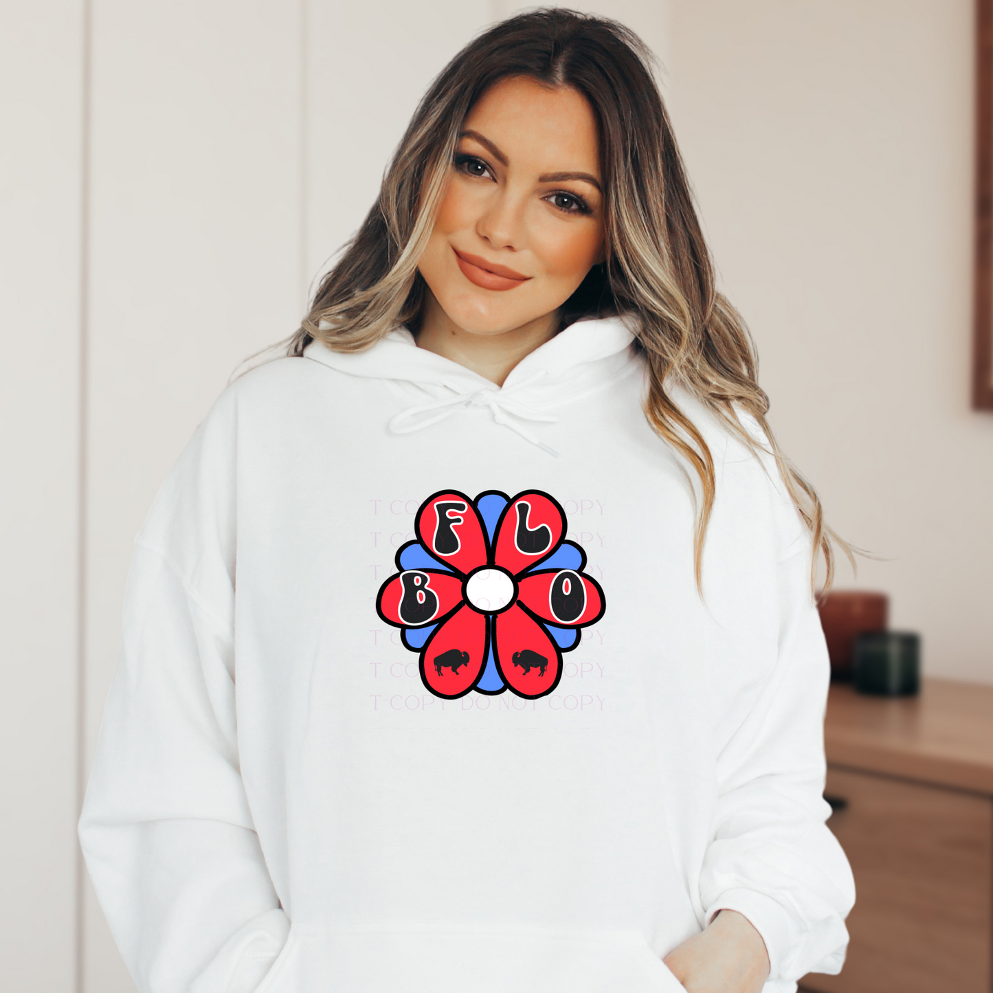 Bflo Flower T-shirt or Sweatshirt