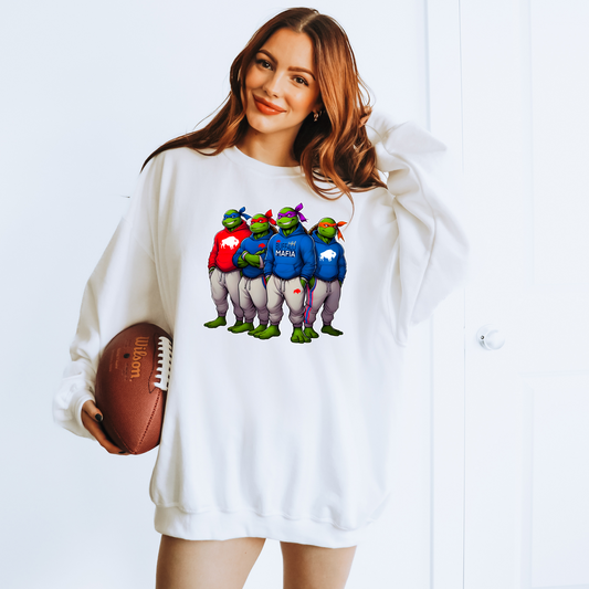 Turtles Buffalo Football Ninja T-shirt or Sweatshirt