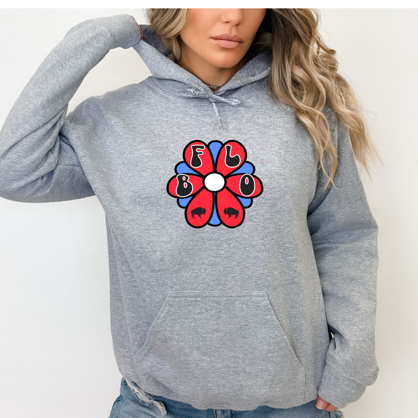 Bflo Flower T-shirt or Sweatshirt