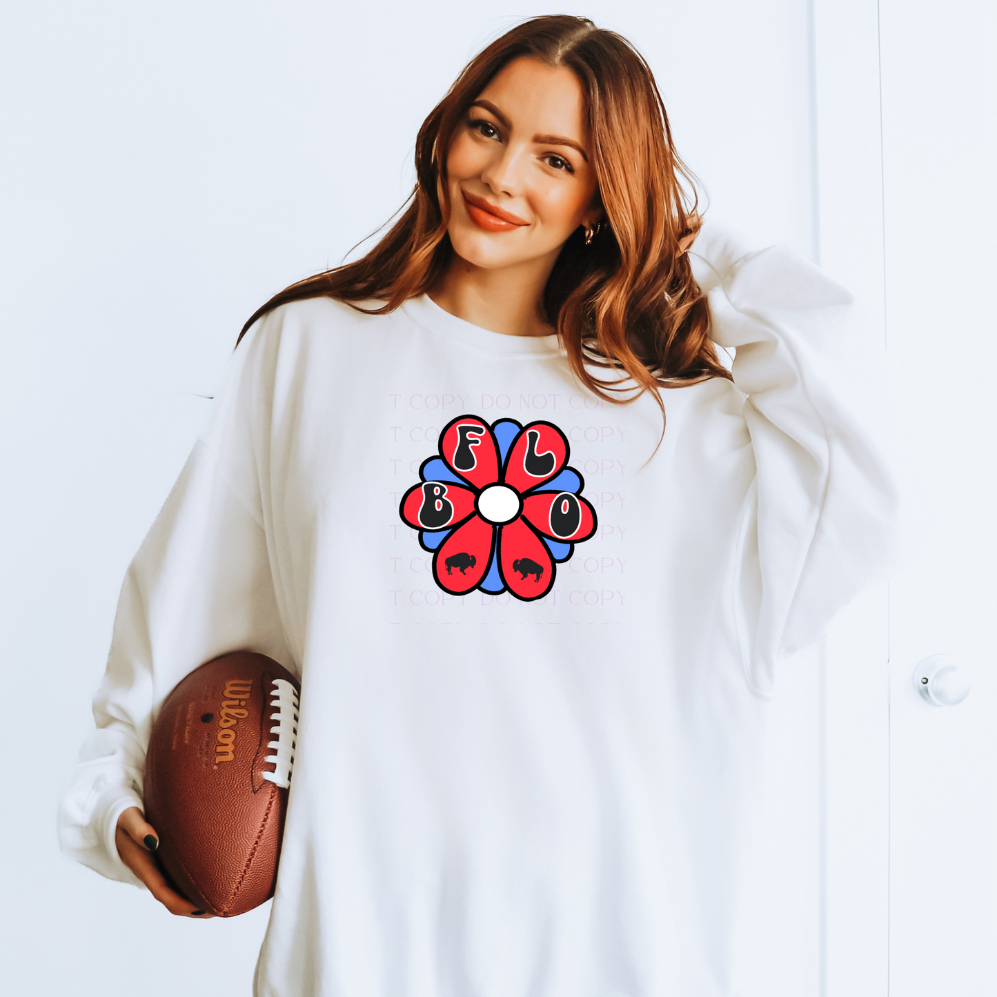 Bflo Flower T-shirt or Sweatshirt