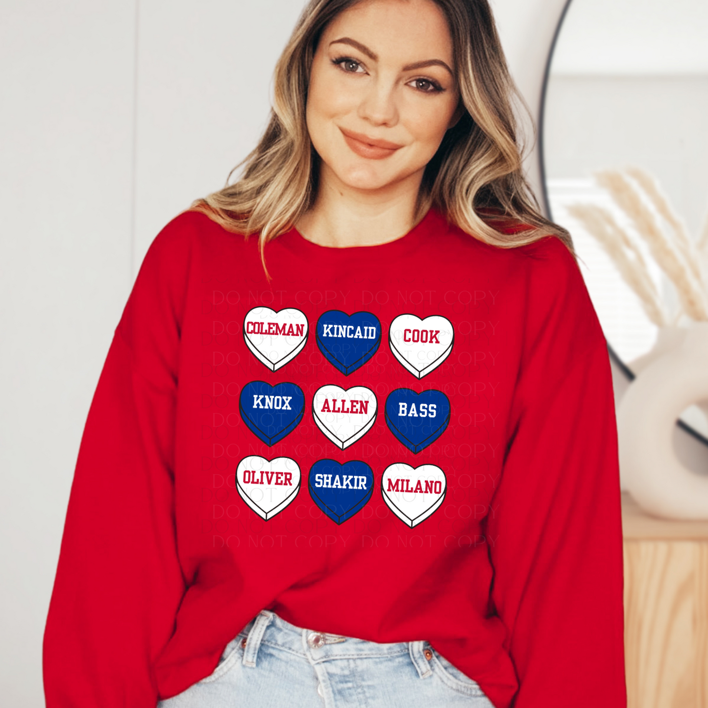 Buffalo Players Conversation Hearts Sweatshirt