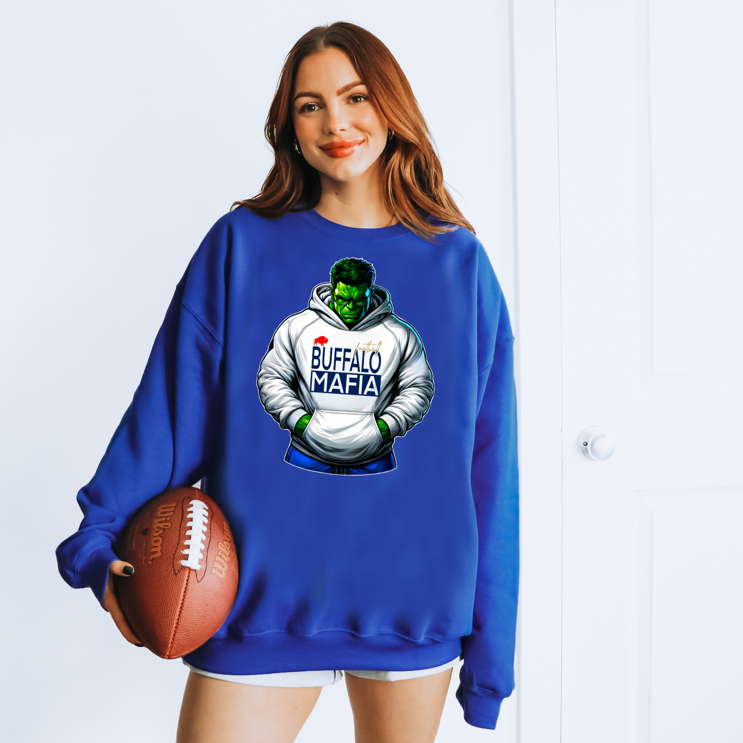 Hulk Buffalo Football Green T-shirt or Sweatshirt