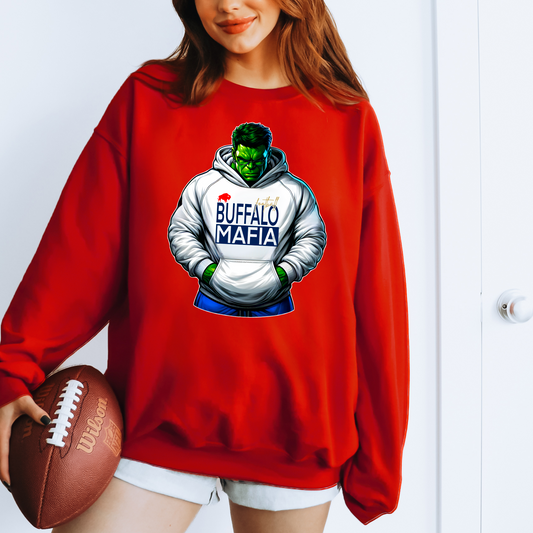 Hulk Buffalo Football Green T-shirt or Sweatshirt