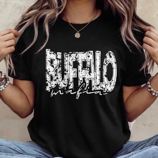 Buffalo Mafia Distressed T-Shirt or Sweatshirt