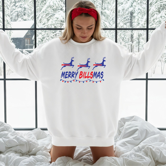 Merry Billsmas Buffalo Christmas T-Shirt or Sweatshirt