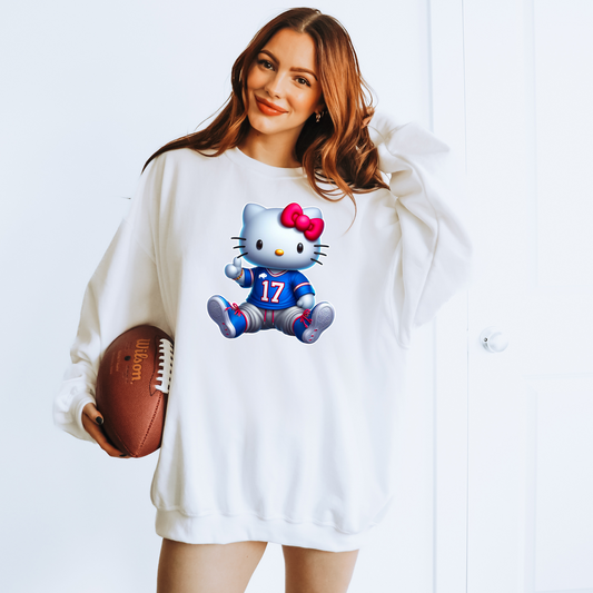 Hello Buffalo Football Kitty T-shirt or Sweatshirt