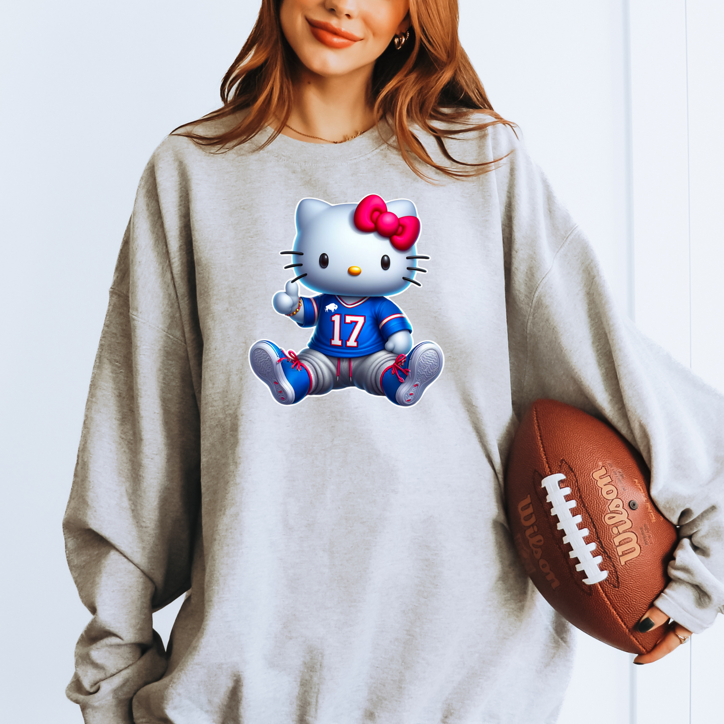 Hello Buffalo Football Kitty T-shirt or Sweatshirt