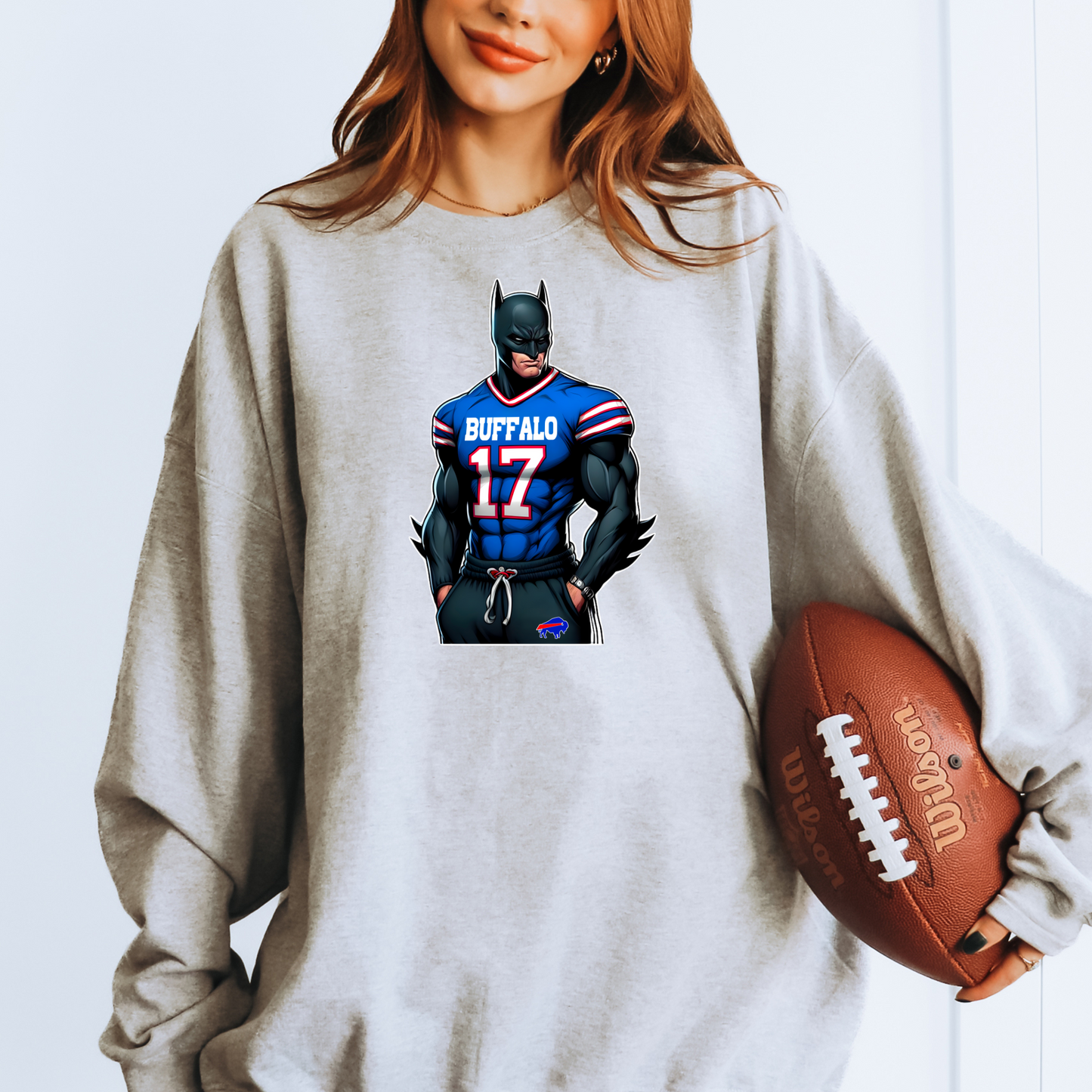 Bat Buffalo Football Man T-shirt or Sweatshirt