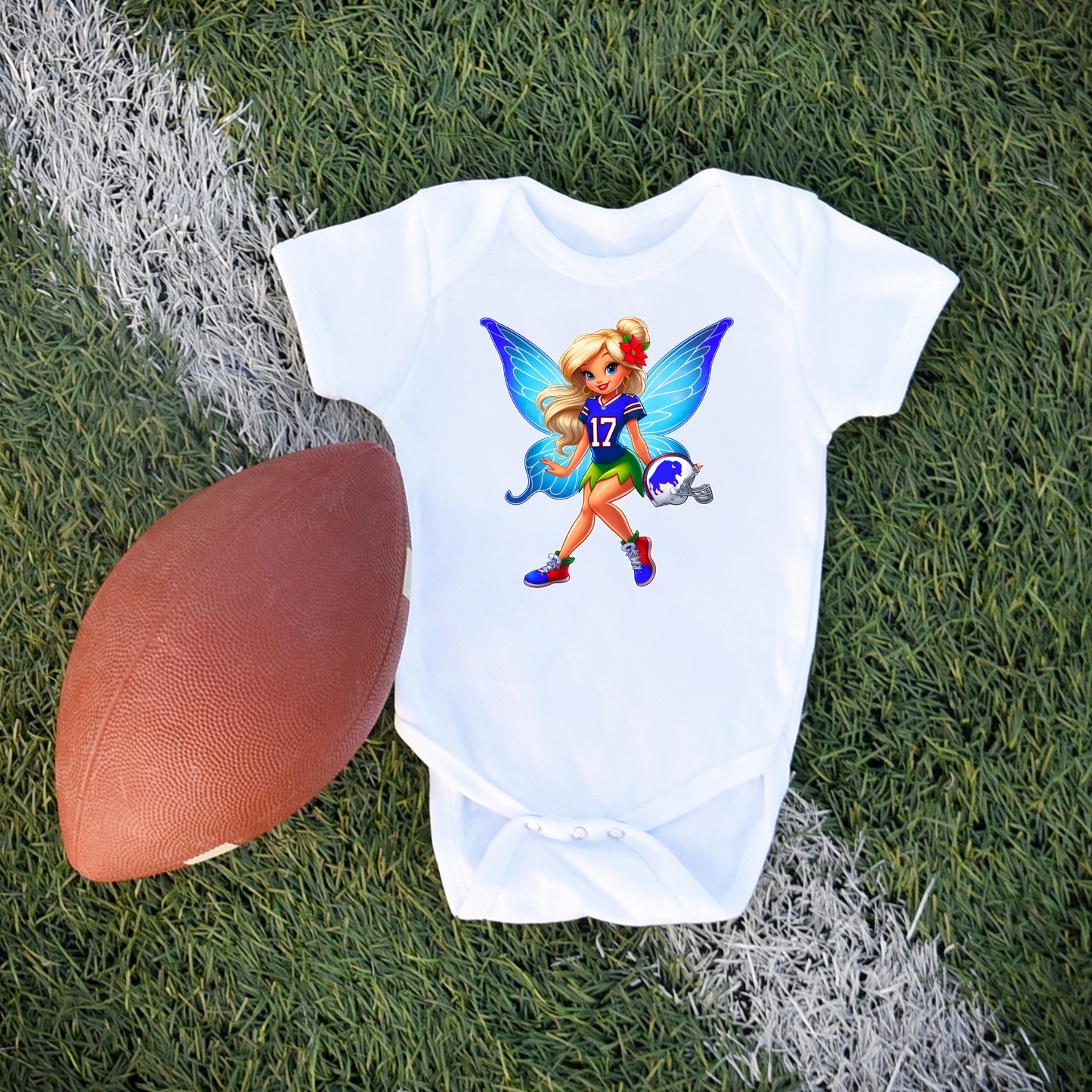 Baby Buffalo Fan Tink Short Sleeve Bodysuit, Fairy