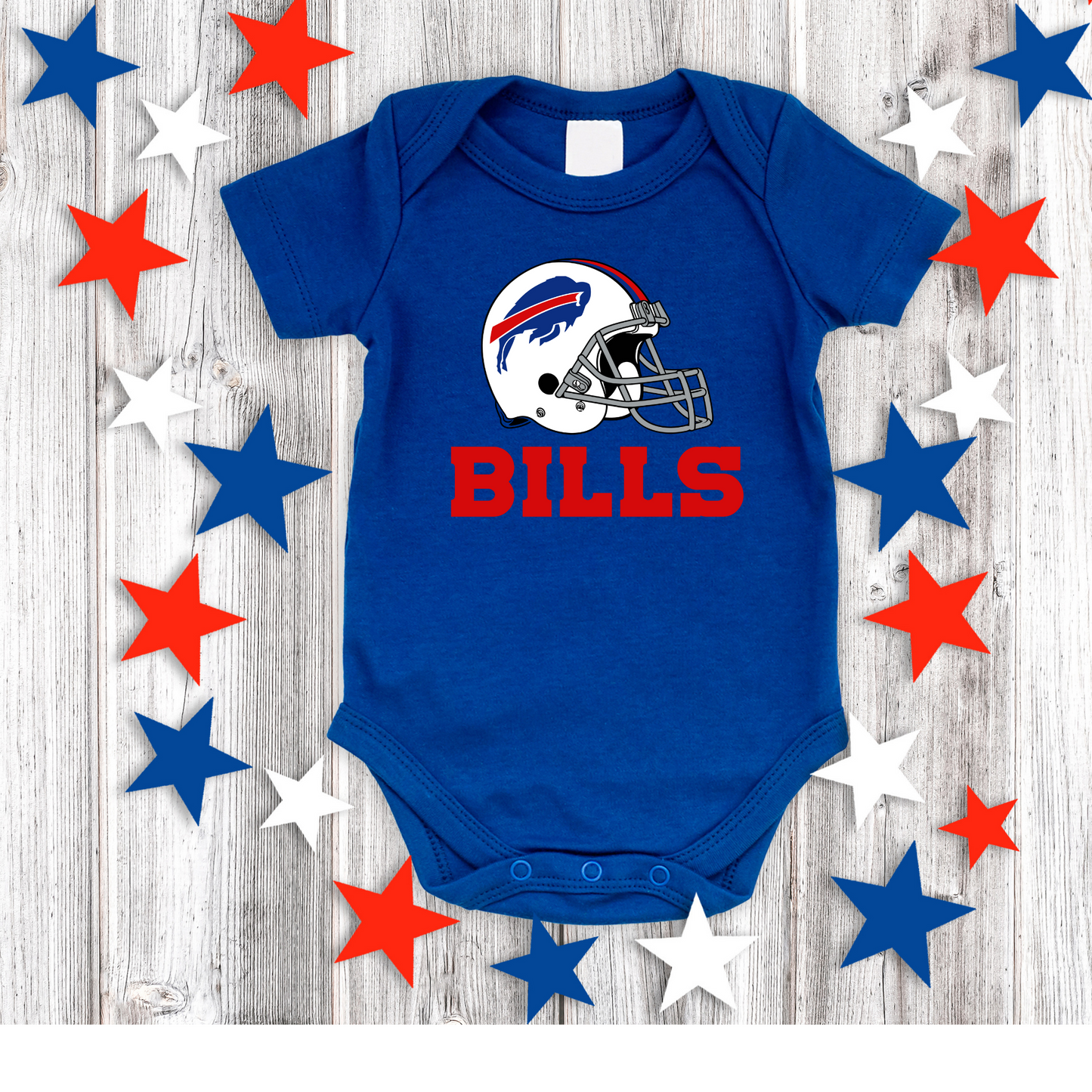 Bills Helmet One-Piece Infant Baby Bodysuit