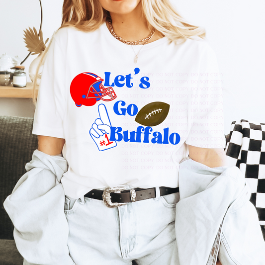 Let's Go Buffalo Old School T-shirt or Sweatshirt