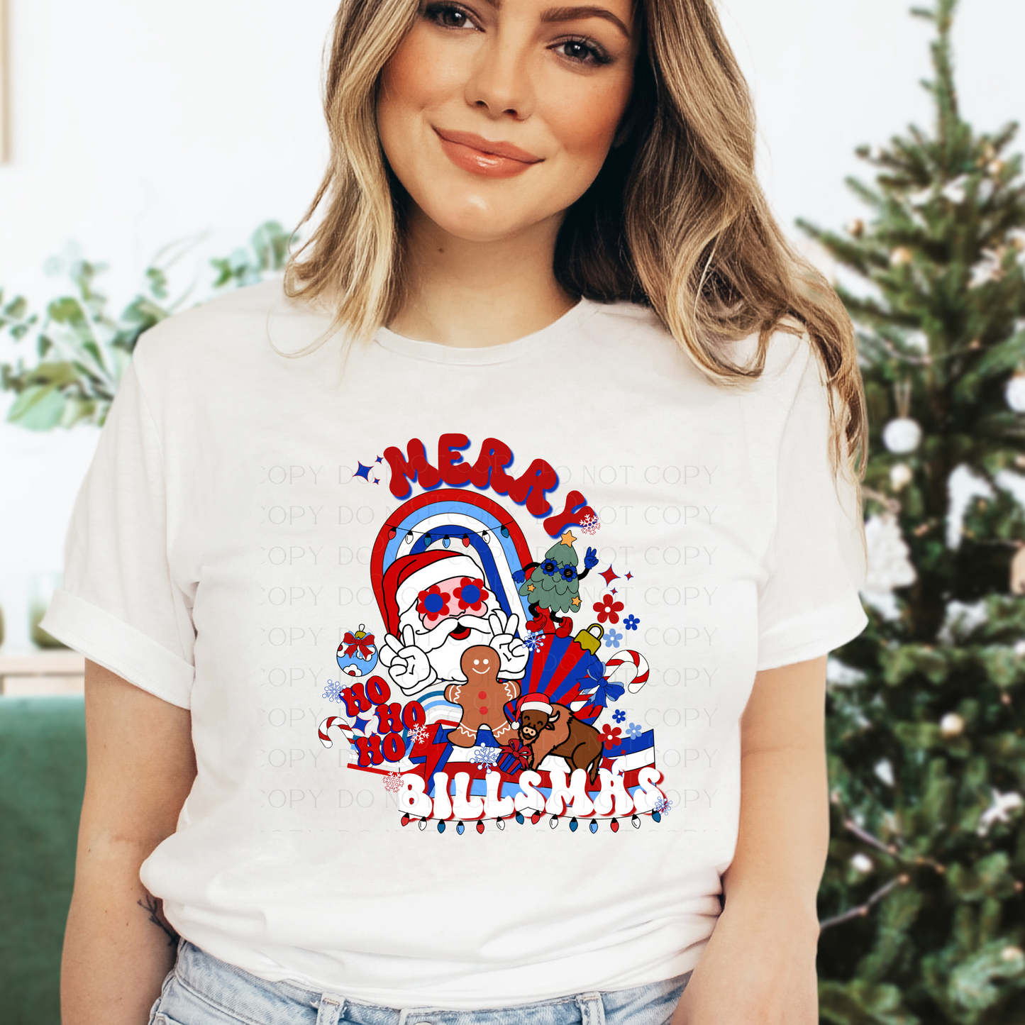 Merry Billsmas Retro Santa T-Shirt or Sweatshirt