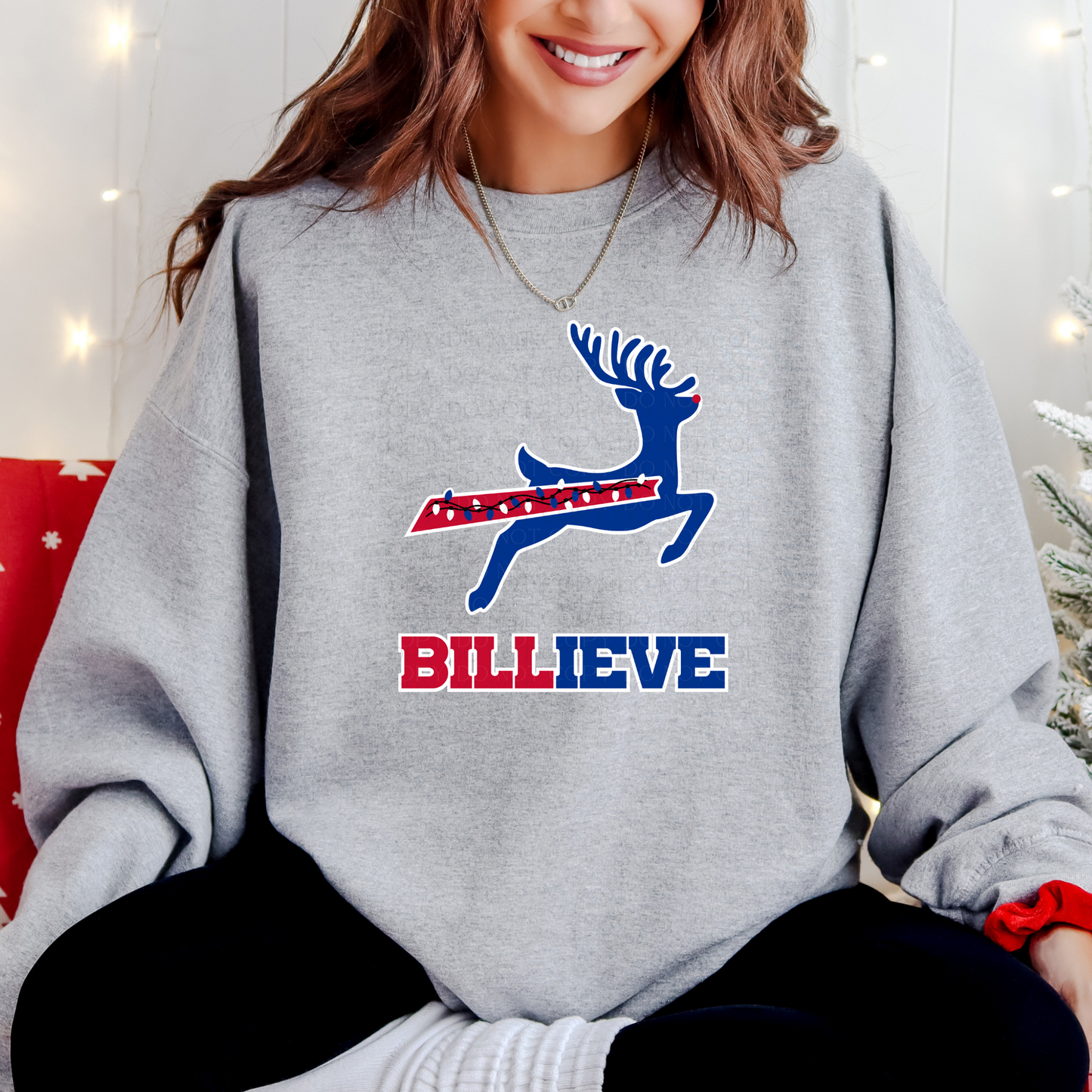 Billieve Reindeer Buffalo T-Shirt or Sweatshirt