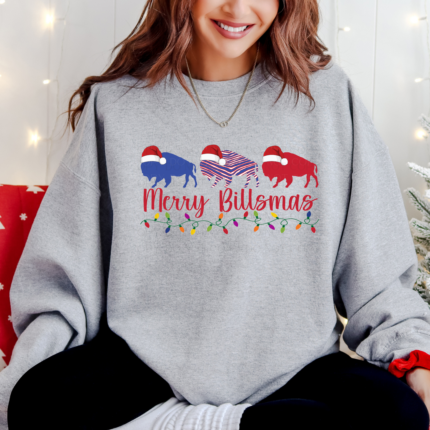 Merry Billsmas Buffalo Trio T-Shirt or Sweatshirt