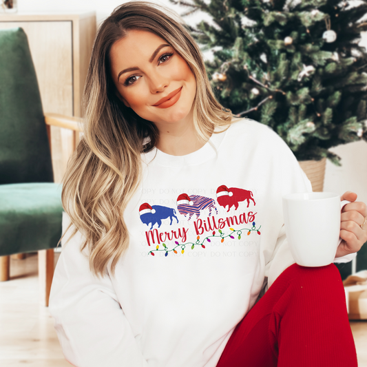 Merry Billsmas Buffalo Trio T-Shirt or Sweatshirt