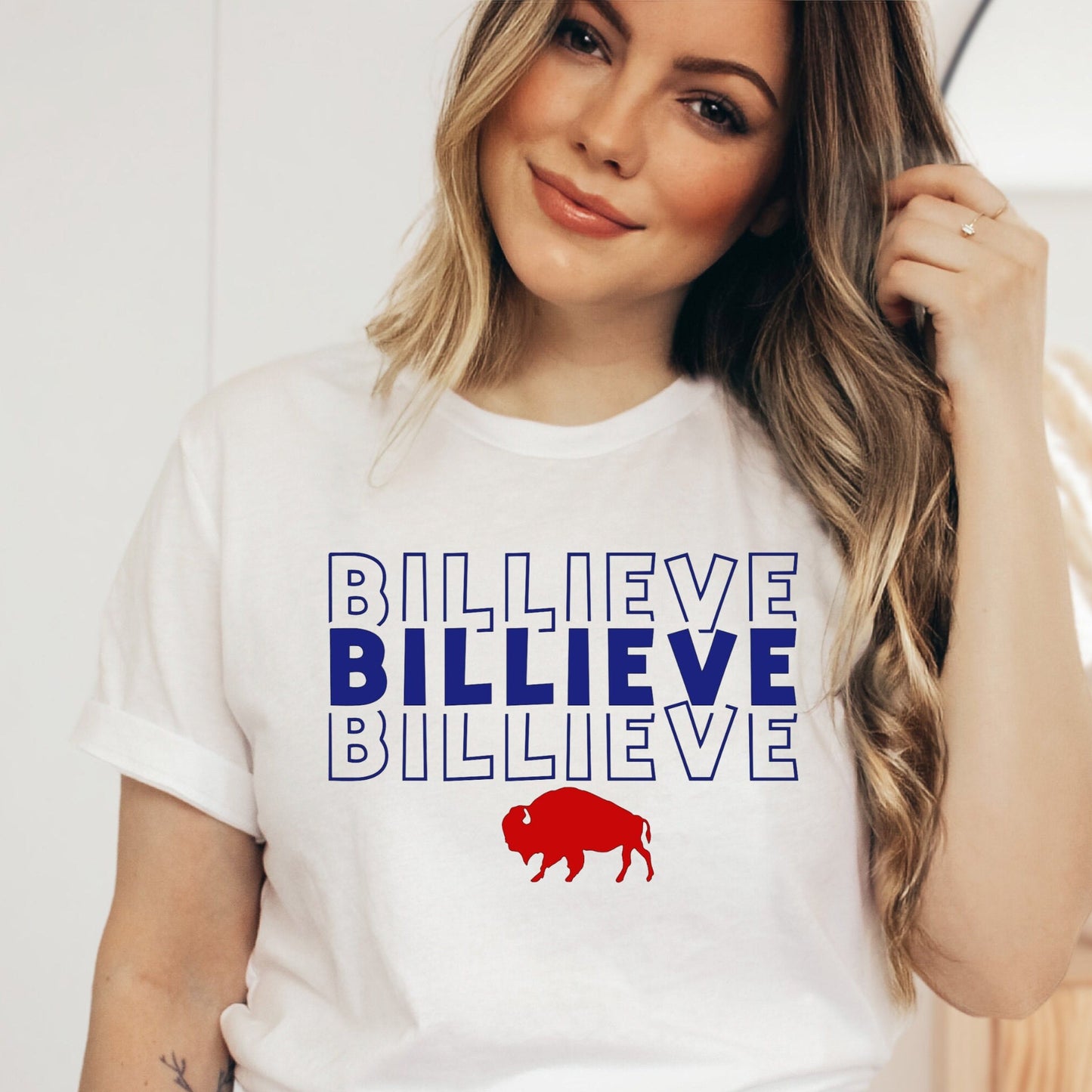 Billieve T-shirt, Buffalo Football T-Shirt, Sweatshirt, Hoodie