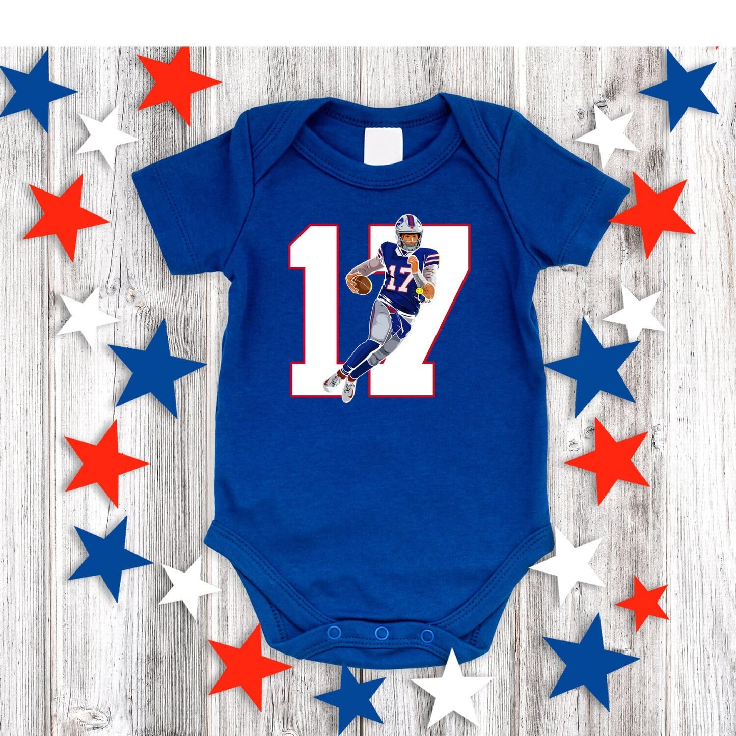 Buffalo Football One-Piece Infant Baby Bodysuit